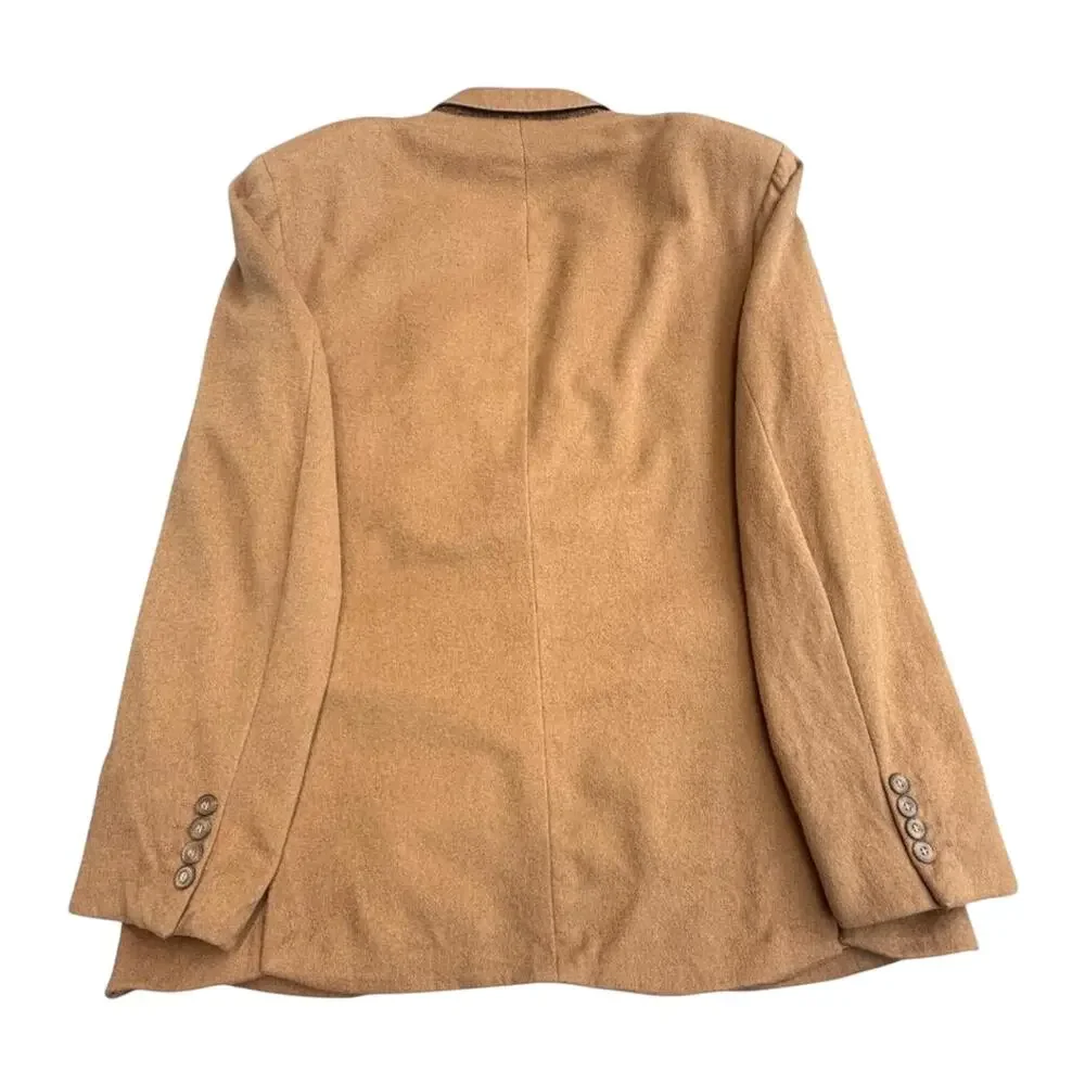Burberry Wool Blazer Vintage Tan M
